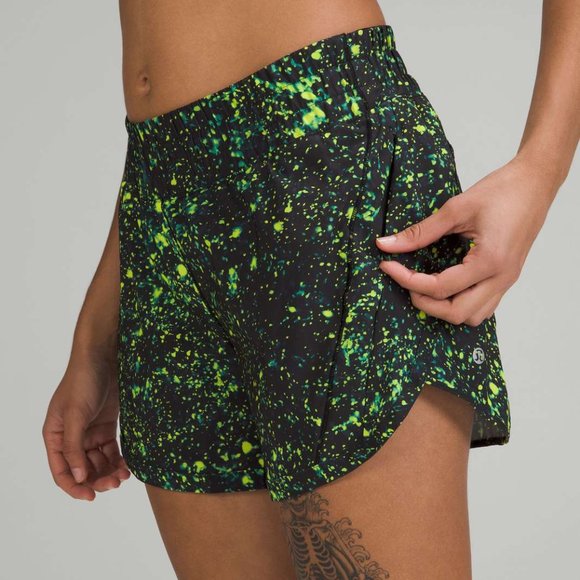lululemon athletica Pants - NWT Track That 5" Short Mid-Rise Sparks Fly Multi